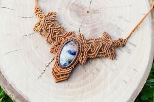 Earthy Feather Necklace