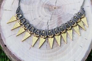 Earthy Feather Necklace