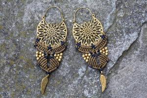 Lotus Beaded Earrings 