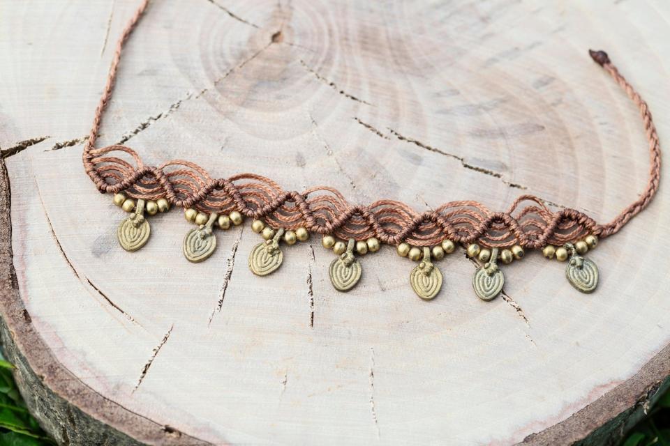 Earthy Feather Necklace