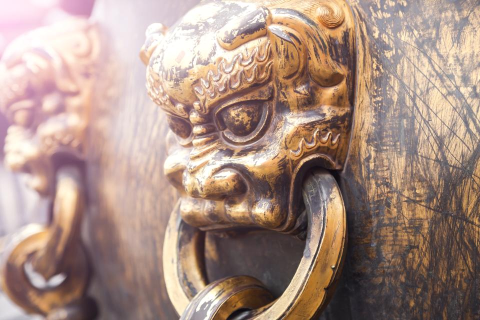 Ming Dynasties Copper Knocker