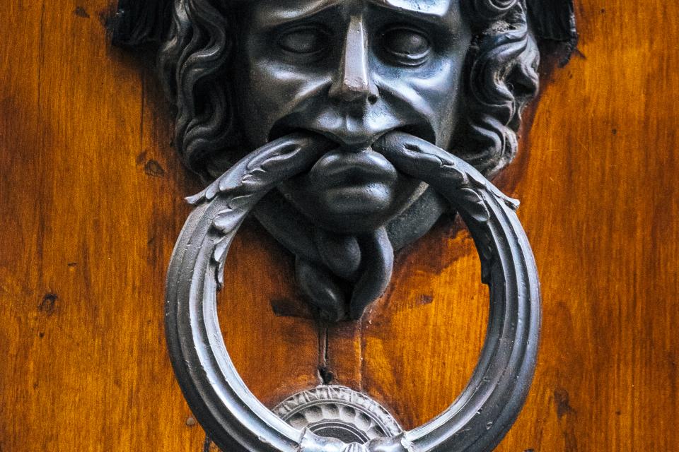  Aphrodite Copper  Door knocker.
